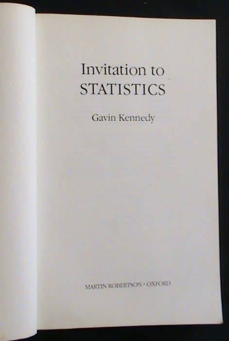 Statistics - a collection of 4 books on this subject.