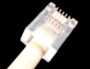 RJ11 Plug to RJ11 Plug Extension Cable - 20 meters