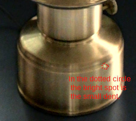 Retro Table Lamp stand with amber glass shade