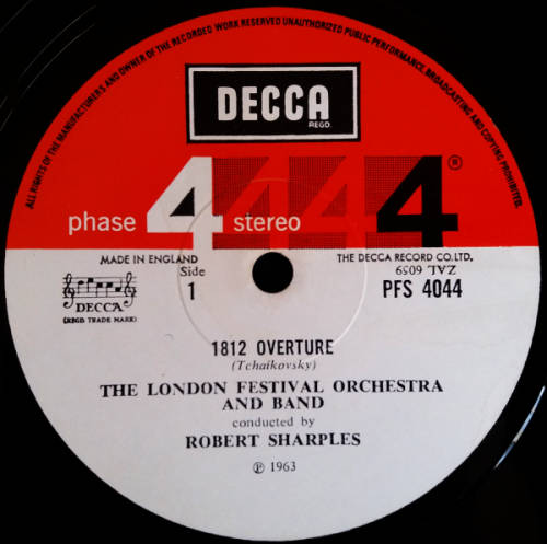 Tchaikovsky in Phase Four `1812` Overture , Nutcracker Suite - London Festival Orchestra - import lp