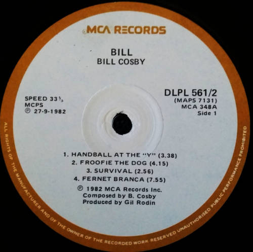 Bill Cosby - The Best of Bill Cosby double vinyl LP - gate-fold cover (G-/VG+)