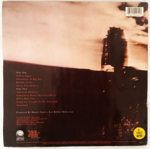 Robbie Robertson - Robbie Robertson - vinyl lp with lyrics - import [VG-/G-]