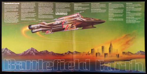 L.Ron Hubbard - Battlefield Earth vinyl lp (Ex VG+/VG+) - Music soundtrack of the book - Import
