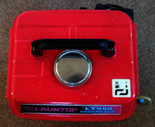 LT950 Launtop Generator Petrol 2 stroke pull start - For repair or spares
