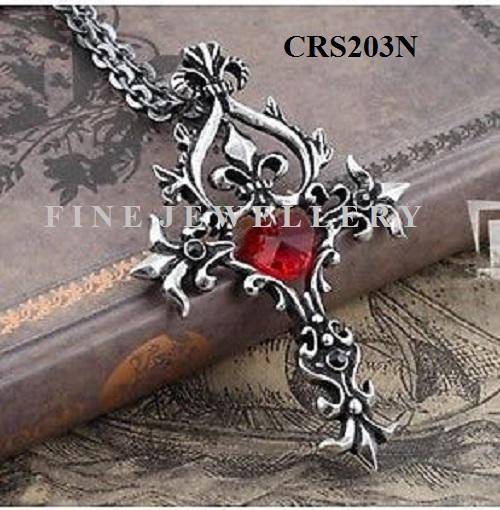 Vampire Diaries Cross Necklace