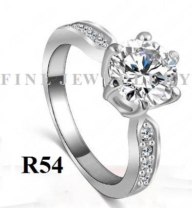 Silver Plated Fashion Ring Woman