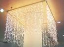 Curtain lights 1m drop LED white - for weddings, party