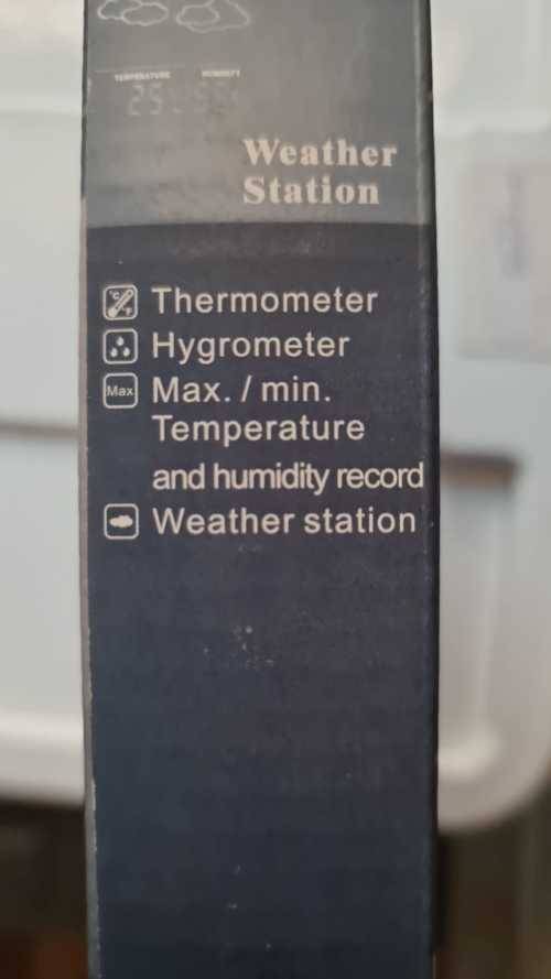 LCD Clock Weather Station clock