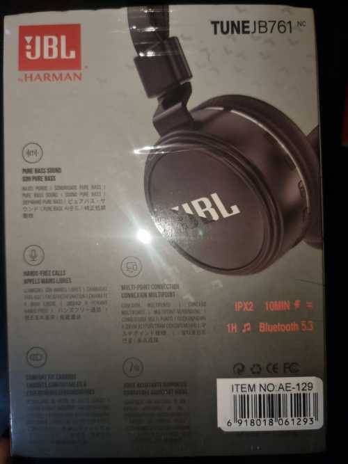 JBL Harman Over Ear Wireless Headphones  - Parallel Import - White