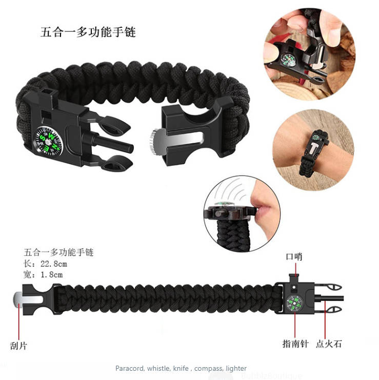 Mens Survival Wristlet