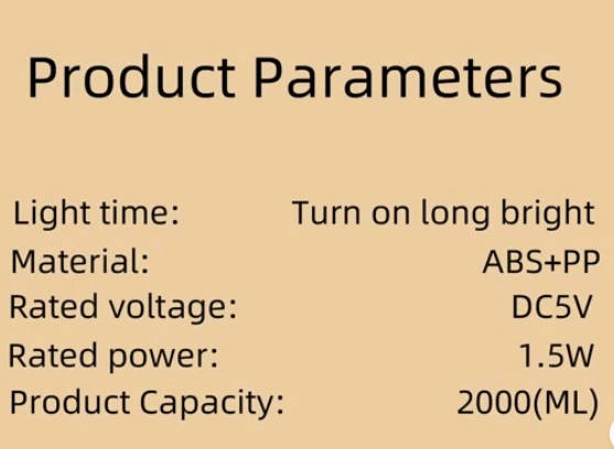 2000ml / 2 Litre Capacity Humidifier with Essential Oils!! - Pink