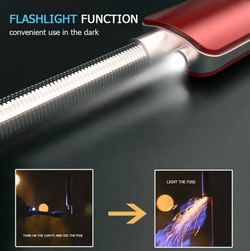 Windproof Plasma Arc Lighter With Torch