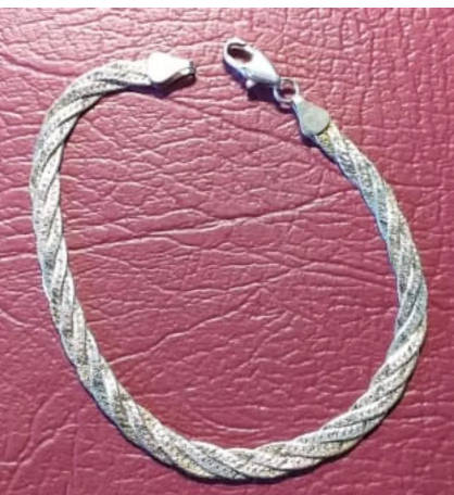 Sterling silver Braided Bracelet