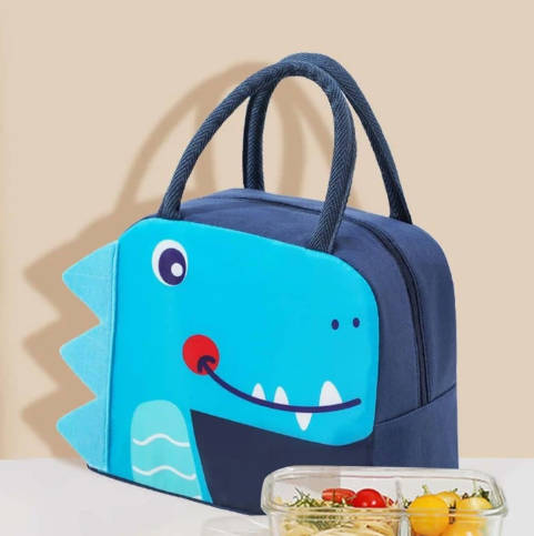 Kids Insulated Lunch Bag Reusable Insulated Lunch Box Thermal Bags - Dino Design
