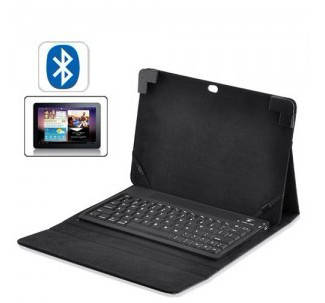 Folder Leather Case with Bluetooth Keyboard for Samsung Galaxy Tab 10.1  P7510 P7500