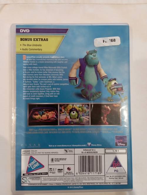 Monsters University [dvd]