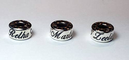 Customised hand made Silver charm for Pandora / Soufeel style bracelet