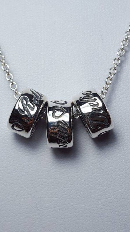 Customised hand made Silver charm for Pandora / Soufeel style bracelet
