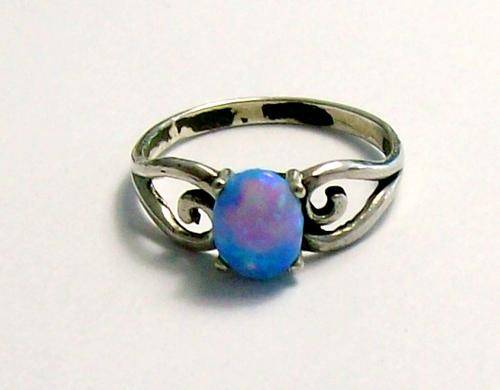 925 Sterling Silver & OPAL Ring ***Value R500***