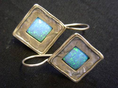 silver earrings