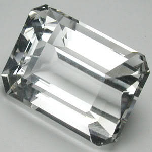 TWINKLE IN YOUR EYE....12.85ct GORGEOUS WHITE EMERALD SAPPHIRE.