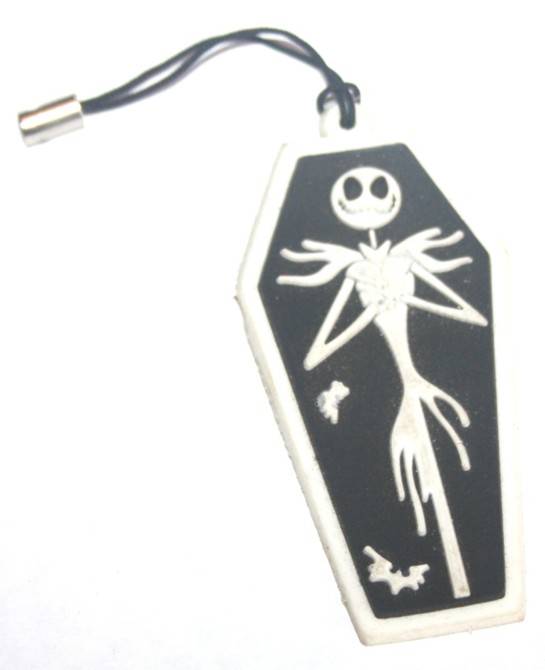 RUBBER JACK SKELLINGTON PHONE CHARM