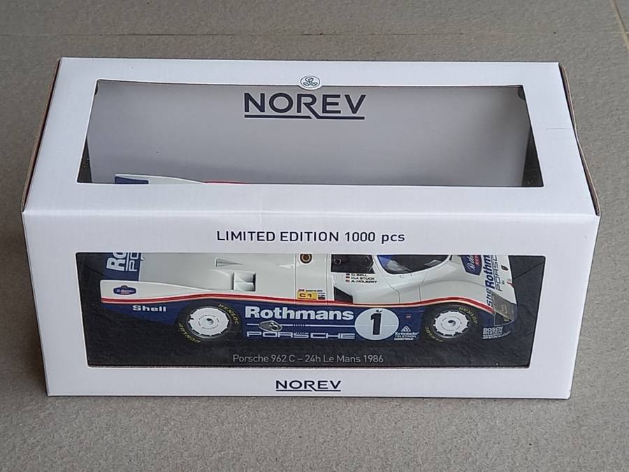 Porsche 962 - le Mans winner 1986 - Norev 1/18 Limited edition
