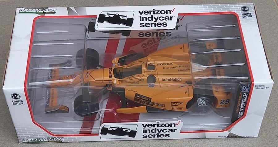 Alonso McLaren Indycar - 2017 - Greenlight 1/18