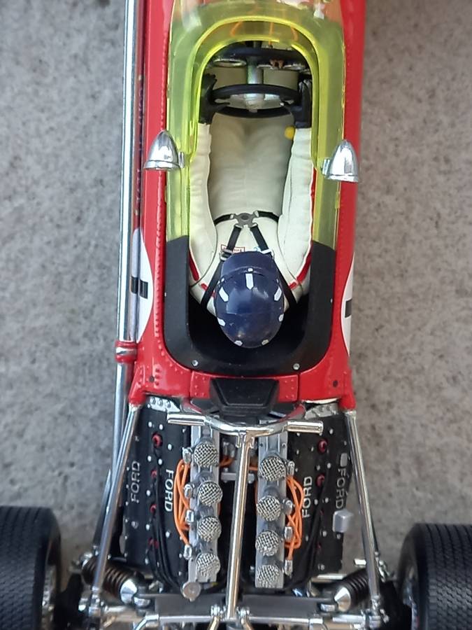 Gold Leaf Lotus 49B - Graham Hill - 1968 World Champion - Exoto diecast  1/18