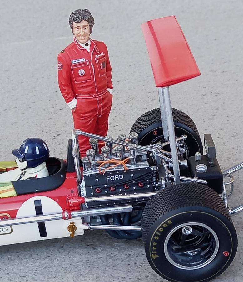 Gold Leaf Lotus 49B - Graham Hill - 1968 World Champion - Exoto diecast  1/18