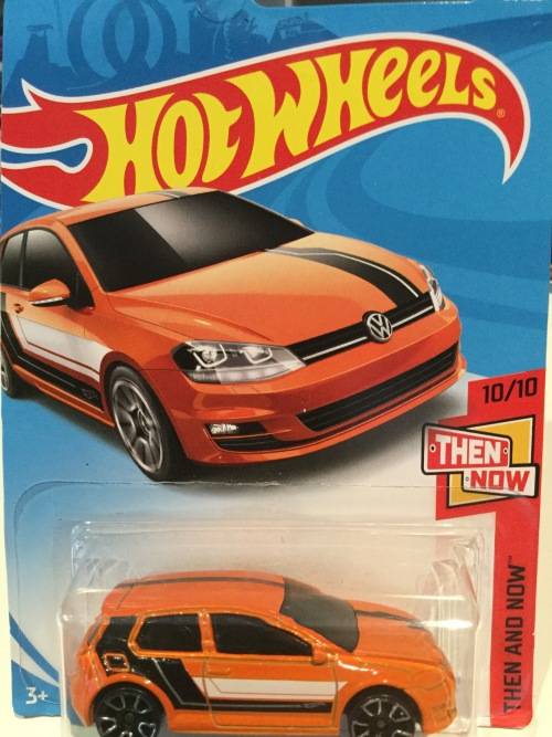 Hotwheels Golf GTI 2018 A Case - Orange - not available in SA!