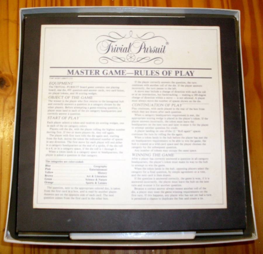 1987 - Trivial Pursuit - Genius III