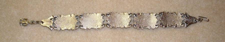 Vintage - Egyptian Scarab Bracelet - made in Egypt - Costume Jewelry