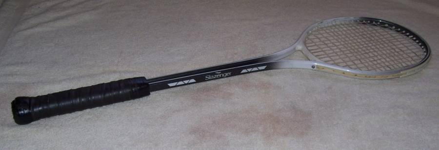 Vintage - Slazenger Panther Player Squash Racquet / Racket - with Cover ........................