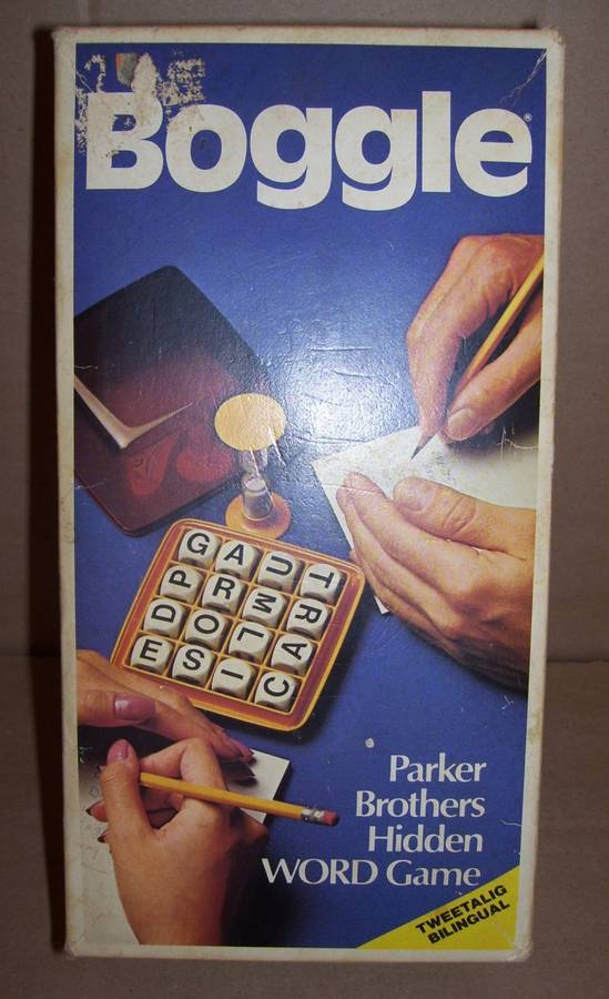 Vintage - 1976 - BOGGLE - Parker Brothers Hidden Word Game ..........................