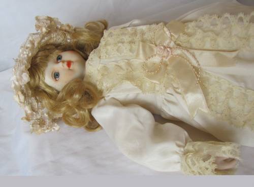 Vintage Pocelain Doll - 48cm