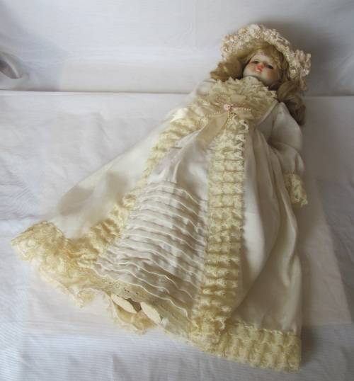 Vintage Pocelain Doll - 48cm