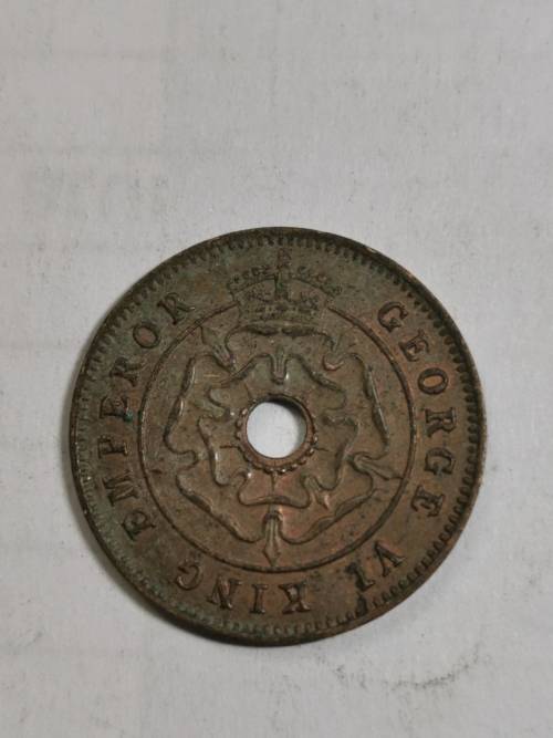 Southern Rhodesian 1944 Half Penny