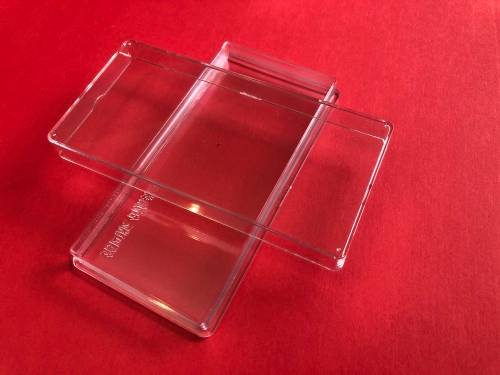 126mm x 59 mm ,Banknote Clear Box. Fit Two Rand Banknote .