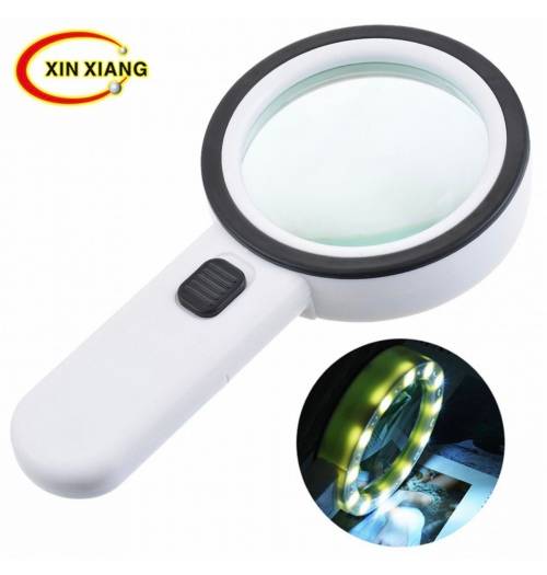 30 magnifying glass, LED Light. Effective diameter:80mm