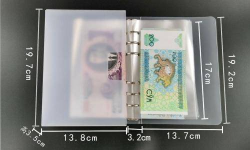 Banknote Album,100 pcs packets.