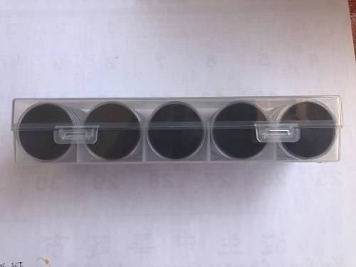 38mm Coin Capsules,Box 55pcs.(Inner 33mm,28mm,23mm,18mm) No coins!