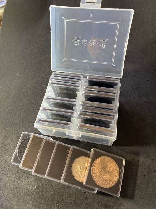 Coin Capsules,Box for 20pcs.(Inner: 38,33,28,23,18)