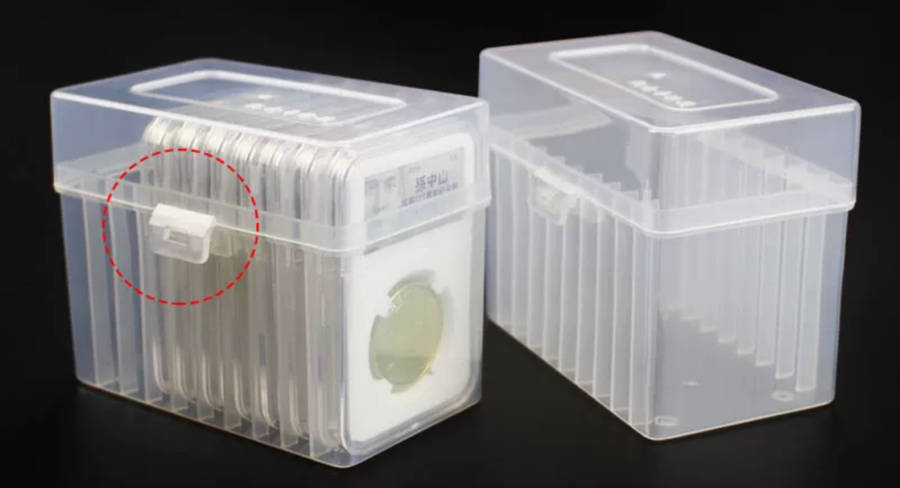 Graded Coin Container Type Box. (Can Hold 10 pcs)
