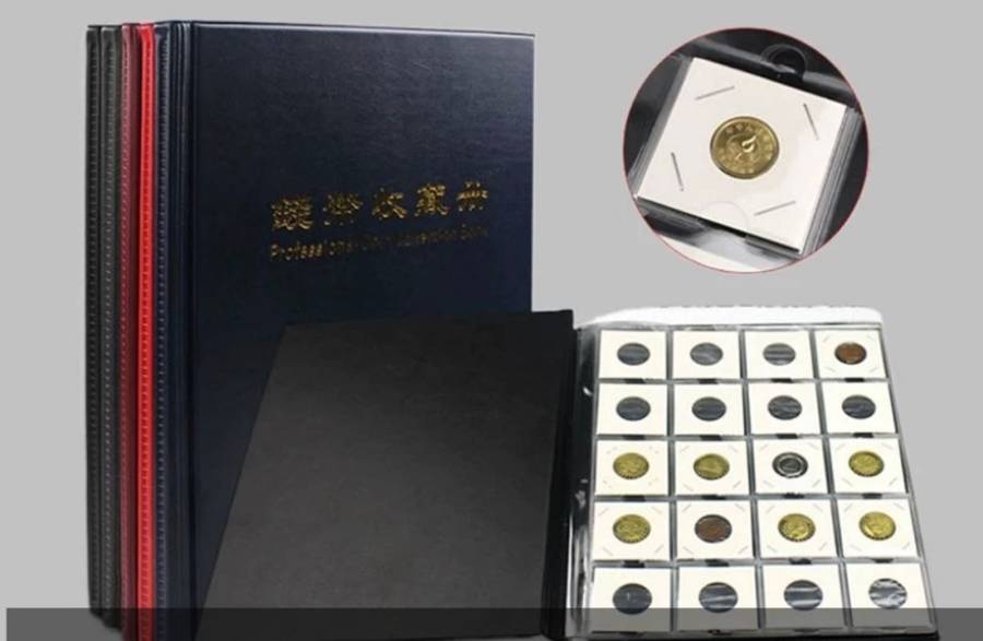 Coin Holders Flip Album. 200 Pocket.(no coin)