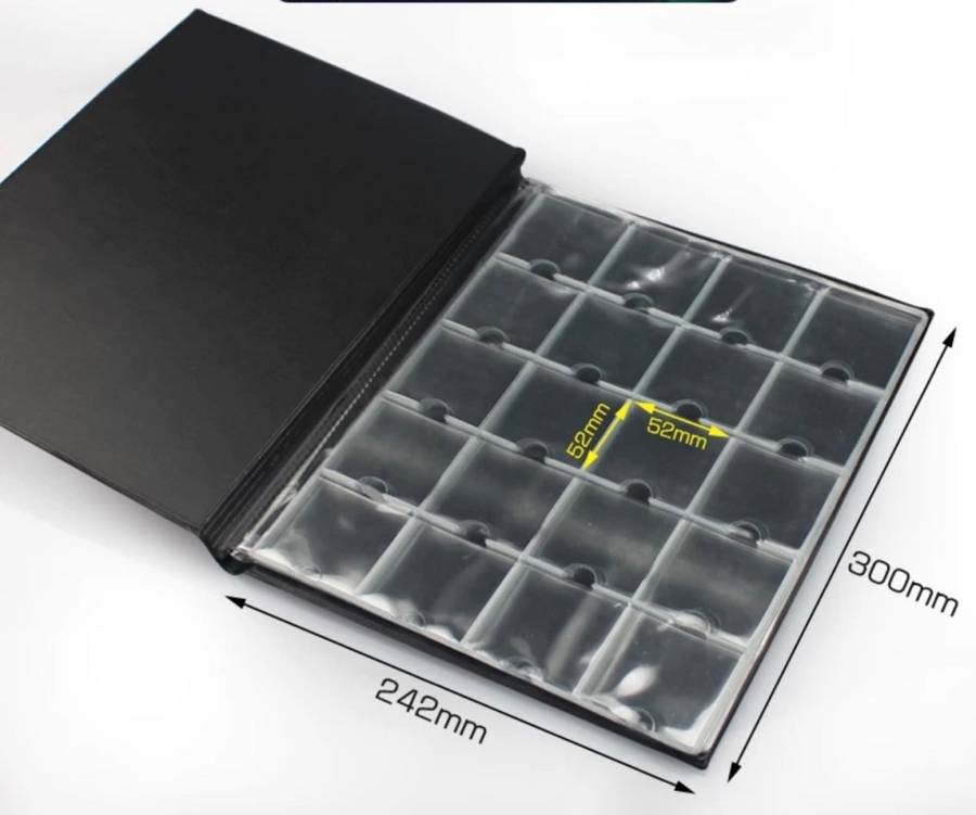 Coin Holders Flip Album. 200 Pocket.(no coin)