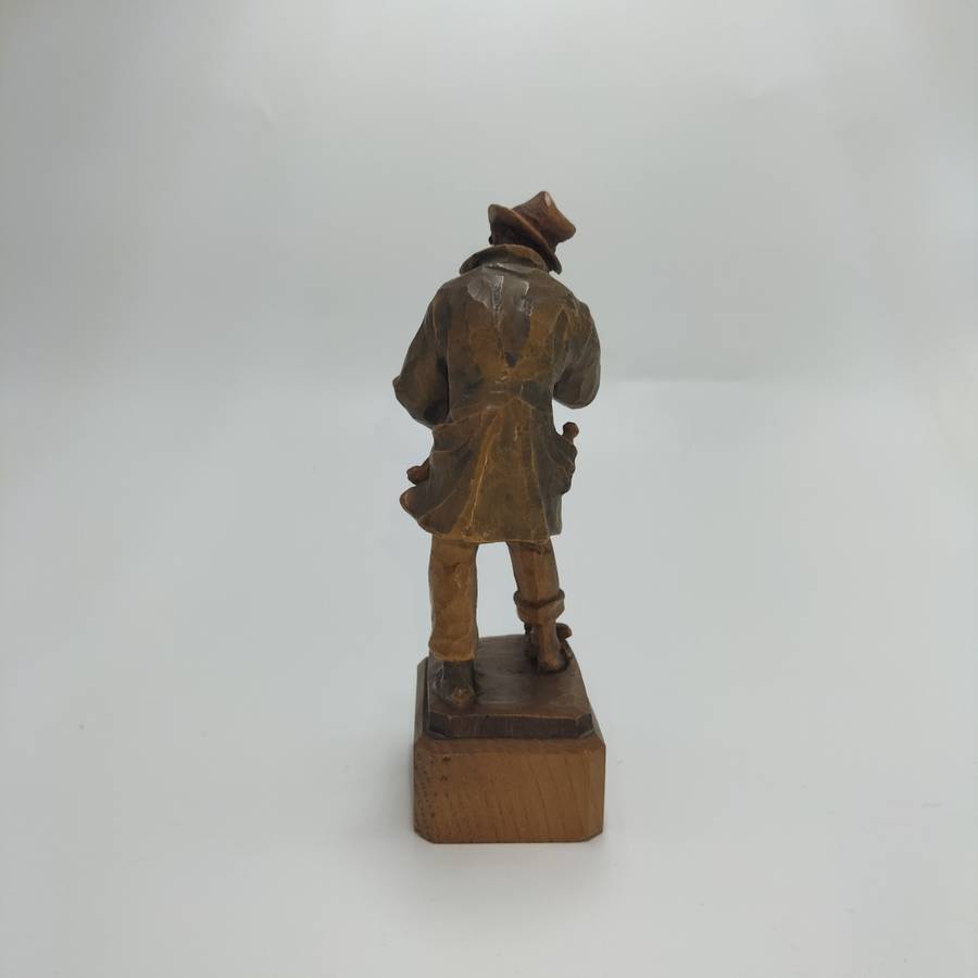 1950's Italian Anri Folk Art Violin Maker Wood Carving!!!