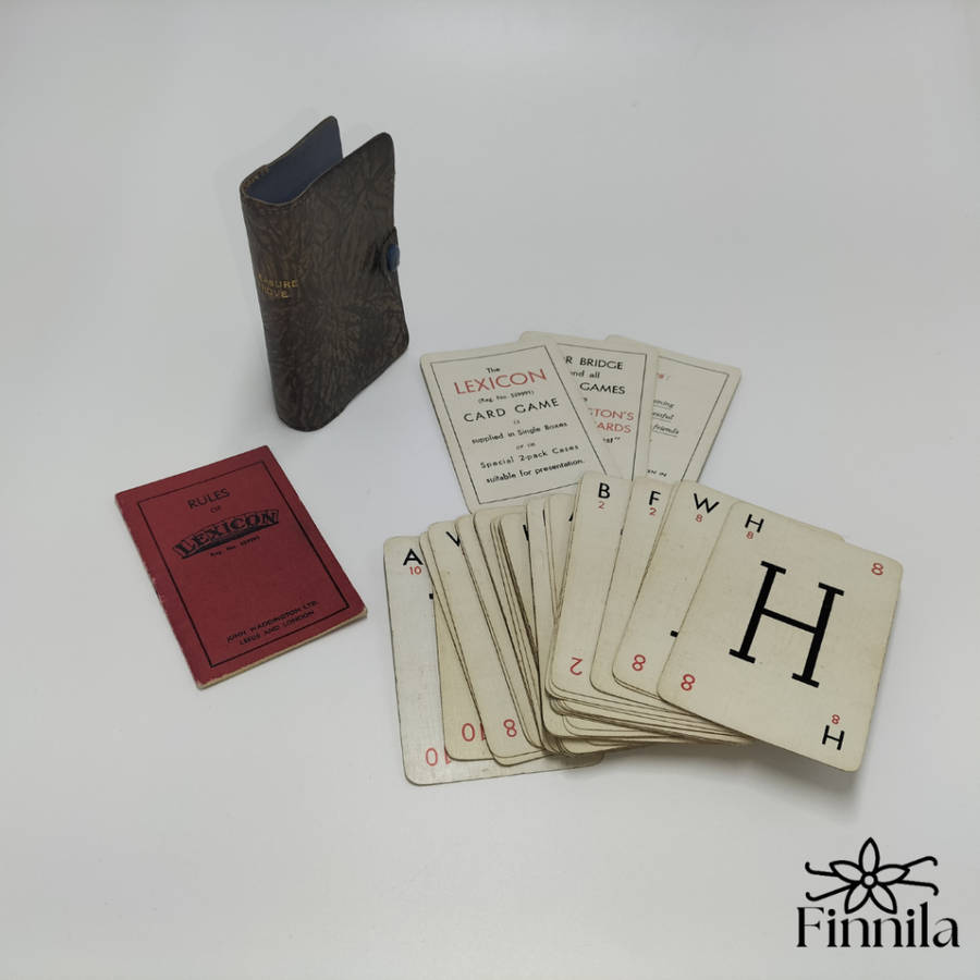 Vintage Lexicon Card Game!!!