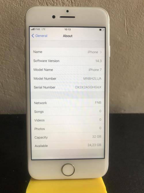 IPHONE 7 | SILVER | A1778 | MN8H2LL/A *** APPLE IPHONE7 ***