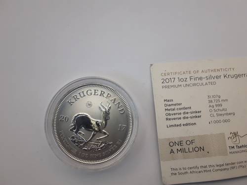 2017 First Issue Proof Silver Krugerrand